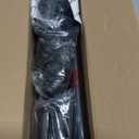 Industrial Curtain Rods for Window 32 to 120, 1 Inch Wrap Around Blackout Drapery Rods Adjustable Heavy Duty Curtain Pole Wall or Ceiling Mounted Patio Bedroom Living Room Divider 32" - 120"Black