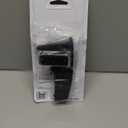 Prime-Line K 5007 Screen and Storm Door Push Button Latch Set With Night Lock, Fits Doors 5/8  1-1/4 In. Thick, Black Finish (Single Pack)