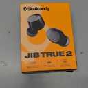 Skullcandy Jib True 2 Wireless Earbuds, Bluetooth Headphones, Up to 33 Hours Battery with Charging Case, Noise Isolating Fit, Sweat and Water Resistant, Microphone for iPhone Android - True Black