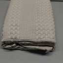 PHF 100% Cotton Waffle Weave Blanket King Size, Soft Lightweight Breathable Cozy Summer Blankets for Bed, Luxury Aesthetic Woven Bedding for Home Decor, 108"x90", Oatmeal