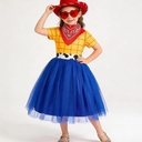 CQDY Princess Costume for Girls Princess Dresses for Girls Cosplay Costume Halloween Party Outfit with Accessories Size 4 Years