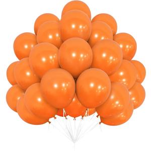 Orange Balloons, 42 Pcs 12 Inch Orange Latex Balloons for Theme Birthday Party Wedding Baby Shower Halloween Valentine's Day Bridal Shower Festival Graduation Decorations