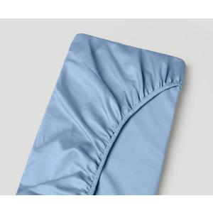 Short Alaskan King Fitted Sheet  100% Egyptian Cotton, 600 Thread Count Sateen Weave, Deep Pocket Fitted Sheet 12 Inch, Hotel Quality Bedding  Light Blue Solid Short Alaskan King Fitted Sheet  100% Egyptian Cotton, 600 Thread Count Sateen Weave, Deep Pocket Fitted Sheet 12 Inch, Hotel Quality Bedding  Light Blue Solid