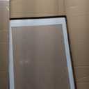 OKPAL 28x36 Framed Bathroom Mirror, Brushed Bronze Metal Bathroom Vanity Mirror, Bronze Rectangle Mirror for Farmhouse, Round Corner, Anti-Rust, Tempered Glass (Horizontal/Vertical)