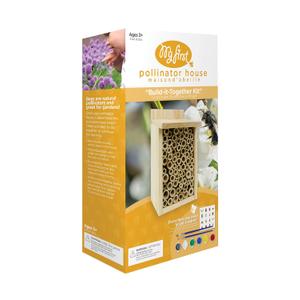 Nature's Way Bird Products DIY-BEE My First pollinator Garden House, Wood