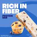 Quest Nutrition Blueberry Muffin Protein Bars, 20g Protein, 2g Sugar, 5g Net Carb, High Fiber, Gluten Free, Keto Friendly, 12 Count (EXP 05/27/27)