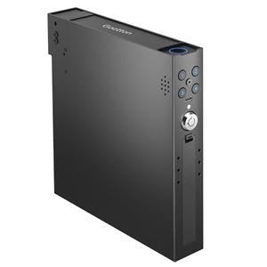 Vehicle Gun Safe for Handgun with Fingerprint, Keypad, Key, Biometric Car Gun Safe for Pickup, SUV, Truck, Large Sedan and Hatchback, Quick Access Auto Pop-Up Pistol Safe for Nightstand Beside