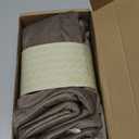 a moment Pack of 2 Dark Brown Stain-Resistant Throw Pillow Covers Pet-Friendly Pillowcases Cushion Covers for Sofa Couch Bed Outdoor Waterproof 20x20 Inch