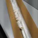 White Tension Curtain Rod 51-165In, Long Adjustable Tension Rods No Drilling for Window or Bathroom, Outdoor Curtain Rods for Patio, Easy to Install, Never Rust, Rod Diameter 1.26 Inches-White