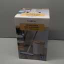 Mop and Bucket Set with Pump System for Home, Hands Free Self Cleaning with 3 Compartments to Separate Clean from Dirty Water, with 2 Machine Washable Microfiber Mop Pads, Patent Pending, in Gift Box (Lemon)