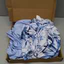 Blue Florasl Arch Backdrop Cover Baby in Bloom Baby Shower Decorations Arch Stand Spandex Covers Afternoon Tea Event Wedding Birthday Party Decors (3x6ft Cover,3856)