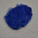 Blue Wig Short Layered Blue Wig Girls Blue Anime Hair Women Heat Resistant Synthetic for Cosplay Costume Party