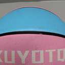 KUYOTQ Kids Toddler Youth Adult Size 3/4/5/6/7 Basketball 22/25.5/27.5/28.5/29.5" Thickened Rubber or Faux Leather Indoor Outdoor Basketball for Boys Girls Womens Mens Basket Ball Gifts (Pink,Blue-ELITE Thickened Rubber)