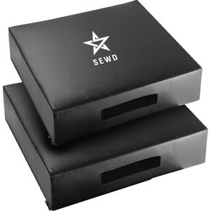Weightlifting Crash Pad, Silencer Drop Pads for Floor Protection, Set of 2 (Black, M)