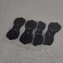 Tens Unit Wireless Electrode Pads, Replacement Electrode Pads with Standard 3.5mm Snap-on Connectors(4PCS/Set)(Black)