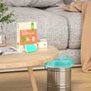 AYOTEE Compostable Trash Bags 4 Gallon Drawstring Trash Bags,100 Counts Ultra Strong Unscented Garbage Bag Small TrashBags Waste Basket Liners for Bathroom, Kitchen, Car, Pet