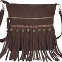 Women's Fringe Crossbody Bag,fringe purse,Boho purse,sequin bag for Suitable for parties, vacations, beaches