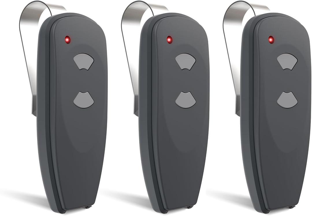 Garage Door Opener Remote for Marantec 315 MHz M3-2312 M3-2314 M3-3313, 2 Keys Garage Door Remote Controller with Sun Visor Clips, 3 Pack