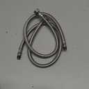 Flexible Connector Braided Stainless Steel Bathroom Faucet Bathroom Kitchen Faucet Supply Lines 16" Length 3/8-Inch Female Compression Thread x M10 Male Connector, x 2 Pcs (1 Pair)