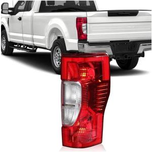 Tail Lights Rear Taillight Assembly Compatible with Ford F250 F350 Super Duty 2020 2021 2022 Tail Lamp Non-LED Non-Blind Spot.Replaces#LC3Z-13404-C. (Right Passenger Side)