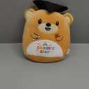 Preschool Graduation Stuffed Animal, 8-Inch Brown Bear Kindergarten Plush Toys for Boys Girls, Cute 2026 Graduation Plushies Gifts for Kids Primary School Students Congrats Grad Party Decor