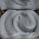 MAXYOYO Futon Mattress, Padded Japanese Floor Mattress Quilted Bed Mattress Topper, Extra Thick Folding Sleeping Pad Breathable Floor Lounger Guest Bed for Camping Couch, Grey, Full