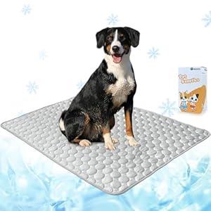 NXDZI Dog Cooling Mat for Dogs, Pet Cooling Pad Bed for Dog Easy Washable for All Types of Pets and Perfect for Both Indoor and Outdoor Use, Including Car Seats 59" x 40"