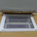 Gonice Small 3 Drawer Storage Organizer, White Plastic Drawer Storage, Small Desktop Organizer for Home, Office