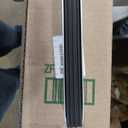 Fire Rated/Heavy Duty/Surface Automatic Door Bottom with Sponge Neoprene Rubber Extrusion in Clear Anodized Aluminum (7163CA), SMS #8 x 1-1/2'' Supplied, (36'' L x 29/32'' W x 1-29/32'' H)