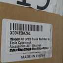 INAGOTAR 3PCS Trunk Bed Mat for Tesla Cybertruck Accessories,All-Weather Anti-Slip Cargo Liners for 2024 Cybertruck(Truck Bed Mat+Lower Mat+Frunk Mat)