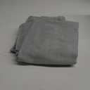 LAMIT Faux Linen Curtains 63 inches Long for Bedroom, Back Tab and Rod Pocket Linen Drapes Light Filtering Semi Sheer Curtains for Small Window/Farmhouse, 2 Panels (52 x 63 Inch, Greyish Blue)