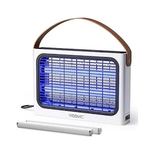 YISSVIC 20W Indoor Bug Zapper Fruit Flies Bug Zapper Plus Extra 4 Bulbs
