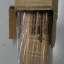 LazBlinds No Tools No Drill Cordless Bamboo Roman Shades, Light Filtering Window Treatment, Roll Up Bamboo Blinds for Window 28'' W x 64'' H, Brown