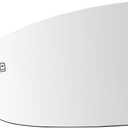 TRQ Mirror Glass Driver Side for Models with Factory Equipped Blind Spot Indicator Compatible with 2015-2021 Volkswagen GTI Golf Golf R