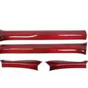 Real Carbon Fiber Compatible for Corvette C8 Stingray Z51 Z06 2020 2021 2022 2023 Car Door Sill Strip Welcome Pedal Trim Sticker Accessory (Color : Inner Door Sill3)