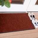 Notrax 109 Industrial Door Mat, 2' x 3' Small Entrance Mat, Heavy Duty Commercial Rug for Businesses, Welcome Lobbies, Garage, and Mudroom, Made in the USA, Red, Brush Step 109S0023RB