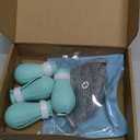 Adjustable Cat Muzzle for Grooming and Biting Prevention, Breathable TPU Material with 4 Anti-Scratch Gloves for Nail Trimming Bathing Vet Visits Medium