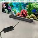 25V Adapter Charger for LG Soundbar SN6Y SN7Y SN7R SN8YG SLM6Y SLM4R SLM3D SD6 SNC4R GX SLM5Y SP7Y SP8YA LG Musicflow SoundBar Series Compatible with SJ4 SL4Y SJ4Y SJ5 Sl6Y Power Supply Cord