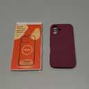 Vooii Magnetic for iPhone 17 Case, Compatible with Magsafe (Premium Liquid Silicone) (Integrated Camera Control Button) Full Body Protective Anti-Scratch Microfiber Lining 6.3", WineRed