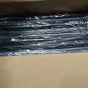 String Light Poles for Outside 4 Pack, 10ft Metal Outdoor String Light Poles for Deck - Ideal for Patio, Garden, Yard, Front Porch Decorations, Black