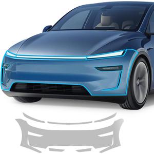 Paintville for 2025 2026 Tesla Model Y Juniper TPU PPF Paint Protective Film Custom Fit Anti Scratch Self Healing Shield Guard Finishing Accessories for Bumper Headlight Fog Daytime Running Lights