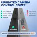 Miracase Magnetic for iPhone 17 Pro Case, Compatible with MagSafe, Integrated Silicone Camera Control Cover, 3.0mm Thicken Shockproof Drop Protection Phone Case for 17 Pro,Black