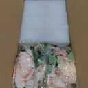 Peonies Artificial Flowers in Vase, Fake Hydrangea Silk Peony Flower Bouquet with Vase Faux Flowers Arrangement Decor Home Table Dining Room (Pink)