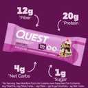 Quest Nutrition Overload Protein Bars, Sundae Funday, 20g Protein, 1g Sugar, 4g Net Carbs, Gluten Free, 12 Count BBD 02/19/2027