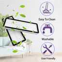 17 Pcs Replacement Parts Accessories Kit,Compatible With Roborock Qrevo Curv/Qrevo Edge Qrevo S5V Robot Vacuum,1 Roller Brush, 4 Hepa Filters,4 Side Brush,4 Mop Pads,4 Vacuum Bags