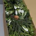 2PCS 6FT Christmas Decor Artificial Norfolk Pine Garland,Realistic Artificial Garland Greenery for Fireplace Table, Mantle Wall, Indoor Outdoor Winter Holiday Decorations(2, 6FT)