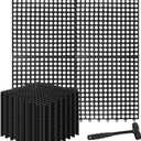 30 Pack Drainage Interlocking Tiles, 12x12 Modular Interlocking Floor Tiles with 1 Pc Plastic Hammer Non Slip Rubber Floor mat with Holes for Pool Bathroom Deck Kitchen Patio