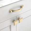 Asidrama 10 Pack 7 Inch(177mm) Brushed Brass Champagne Kitchen Cabinet Handles, Cabinet Pulls Kitchen Cabinet Hardware for Cupboard Drawer Pulls