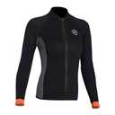 Wetsuit Top Jacket Women Men 3MM Neoprene Long Sleeve Dive Scuba Wet Suit Shirt, 2MM 1.5MM Warm Front Zipper Wetsuits Shirts Vest Surfing Swimming Snorkeling Kayaking Suit in Cold Water Sports (Small)