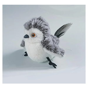 Cat Interactive Toys, Simulated Birds, Simulated Vocalization, USB Charging, Free Remote Control and Catnip, 135 g(4.77oz), for Cats and Dogs (Snowy Owl)